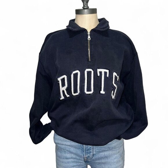 Vintage Roots Canada Navy Blue - Picture 1 of 7